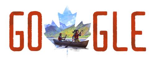 Google logo, Canada Day