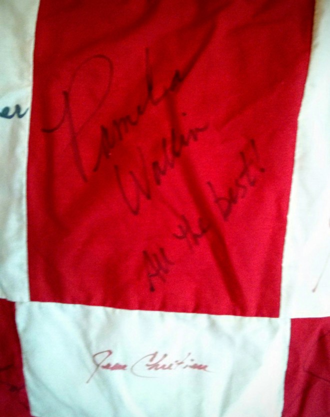 Pamela Wallin and Jean Chretien signatures