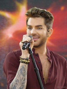 Adam Lambert performing