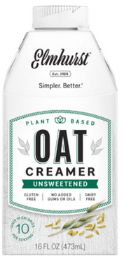 Elmhurst Oat Creamer, unsweetened.