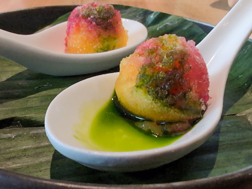 Tricolor sorbet.